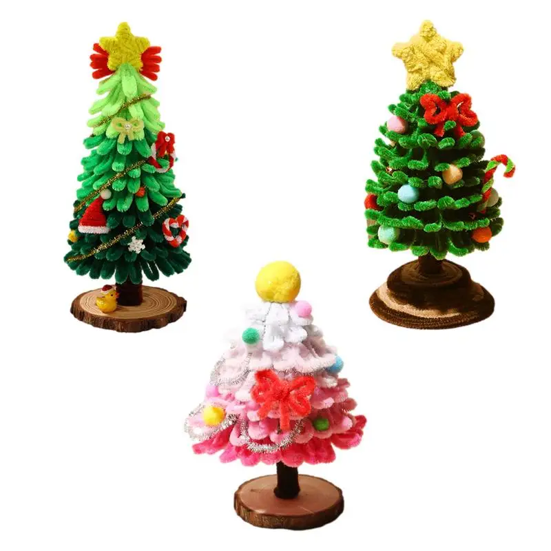 

Рождественские Блестящие трубки для чистки, плюшевые стебли мишуры, проводные палочки, рождественские товары для рукоделия, для изготовления рождественской елки, рукоделие для рукоделия