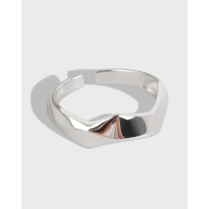 

Simple Style Geometric Diamond Horn Irregular Opening Design Men And Women Ring Accessories Jewelry Gift Accessories