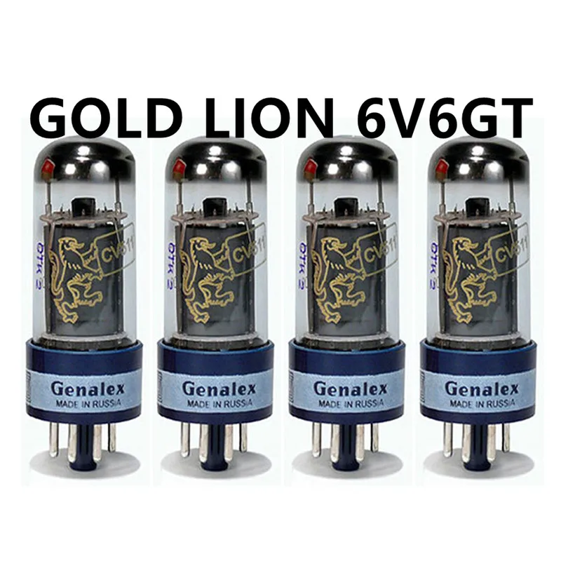 Вакуумная трубка GOLD LION 6V6GT 6V6 замена 6P6P 6F6 заводское тестирование и соответствие |