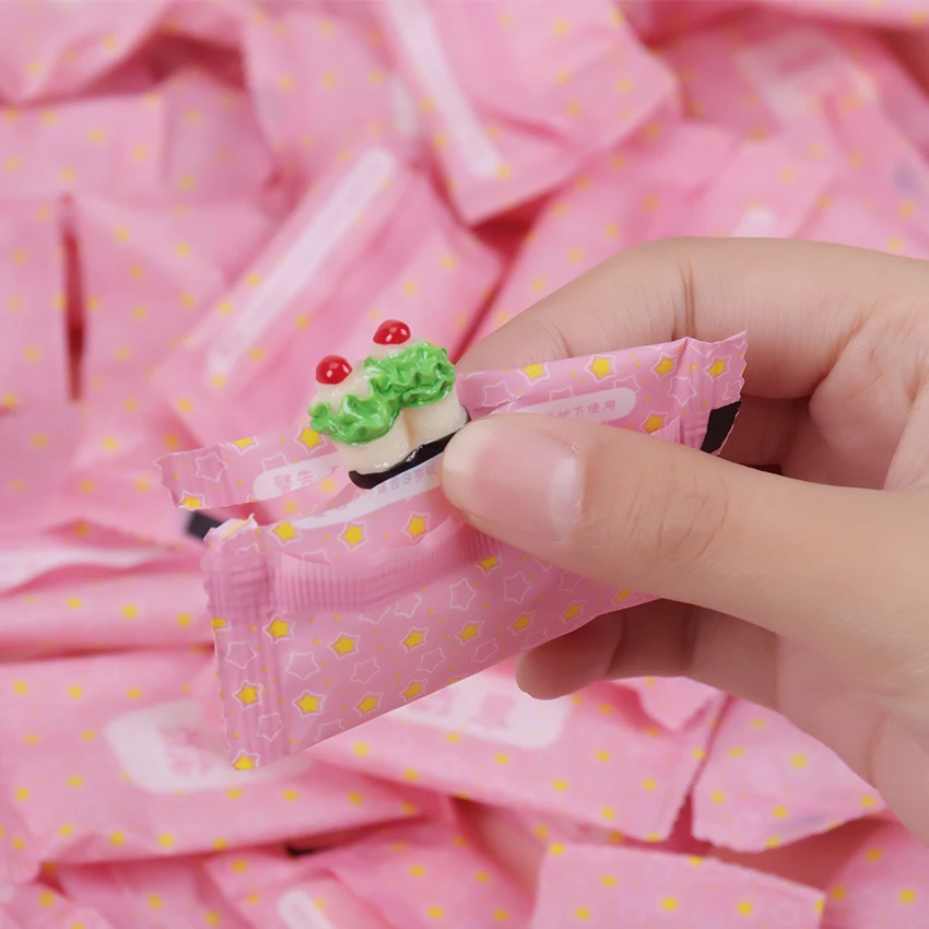 10PCS/Lot Surprise Miniature Model Fake Candy Guess Blind Bag Cute Simulation Food Blind Bag Toys Kids Gifts images - 6