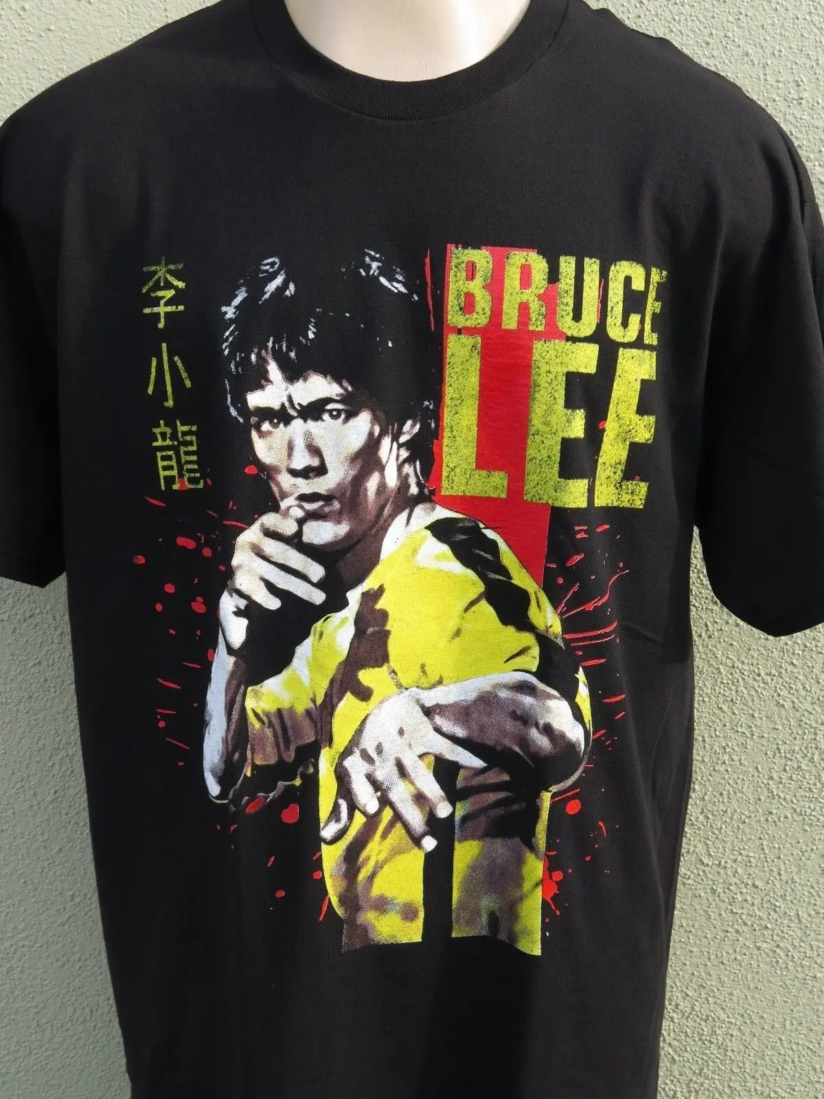 Jeet Kune Do Брюс Ли кунг-фу из фильма боевые искусства Новинка Мужская футболка 100%