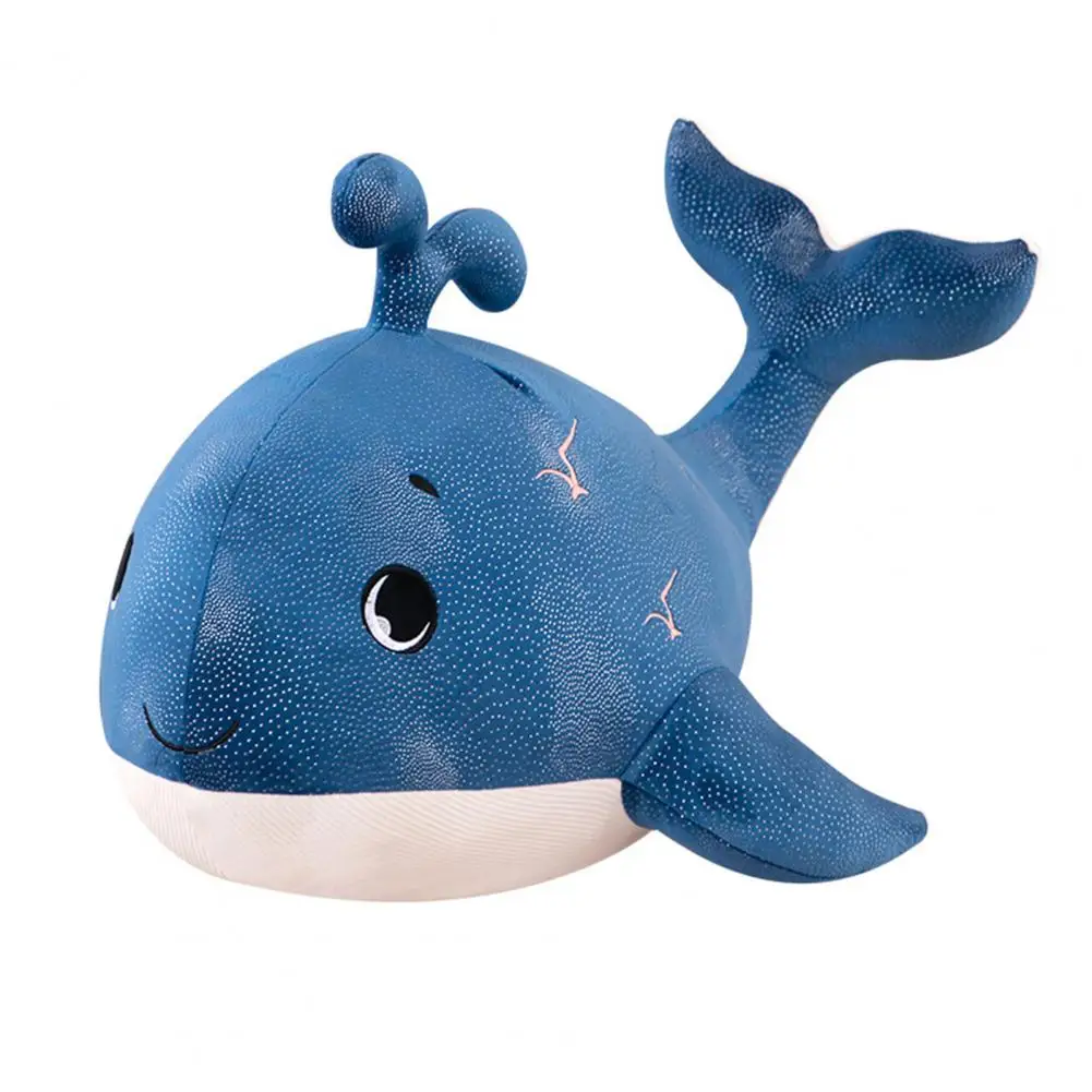 

30/50cm Lovely Comfortable Lovely Cartoon Whale Plush Doll Pillow Ornament Boys Girls Gift Whale Plush Toy Animal Plush Doll