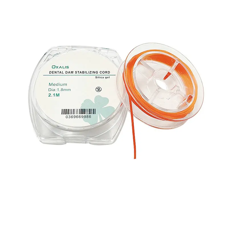 1 рулон резиновый шнур для стабилизации зубных протезов средние клиновидные
