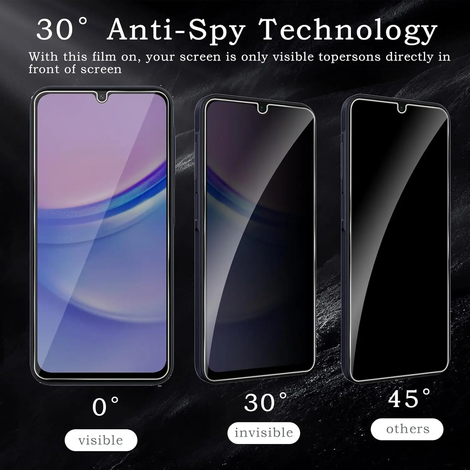 1-4 шт. противошпионская Защита экрана для Samsung Galaxy A15 4G/фото стекло телефона