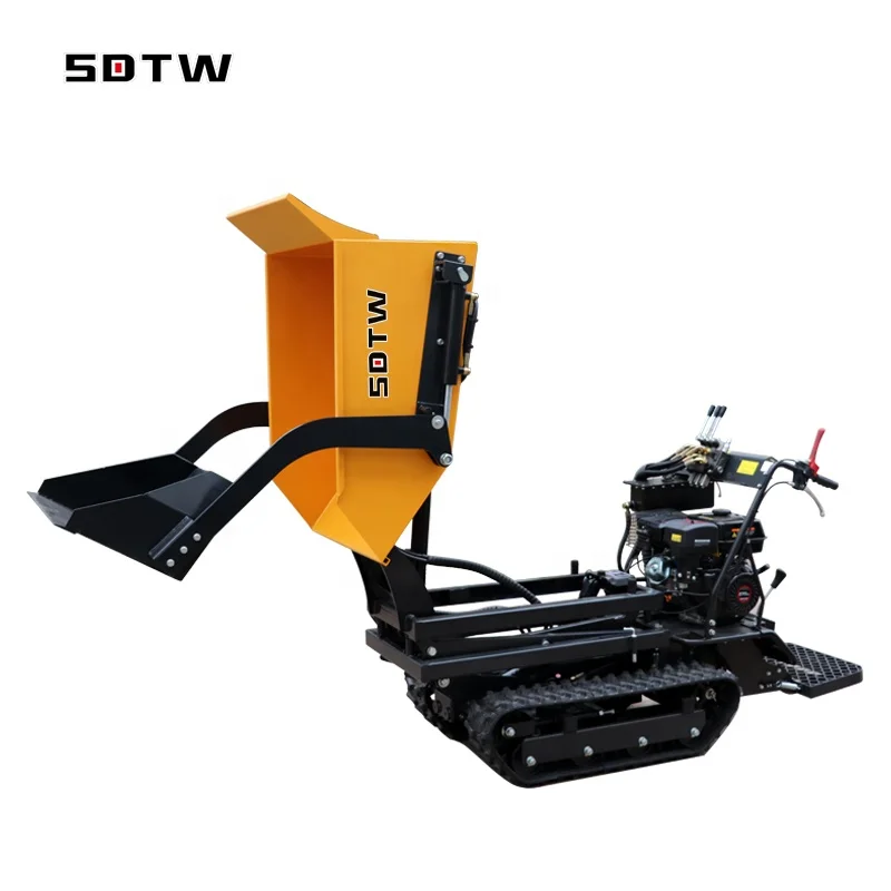 

Made in china top quality new design CE Approved TD500L 500kg 1.5m high lifting construction crawler dumper attachments