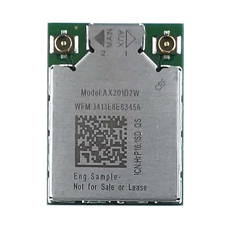 

AX201D2W Engineering Version Wireless Network Card 2.4Ghz/5Ghz Dual-Band 3000Mbps BT 5.1 802.11AX WiFi Module