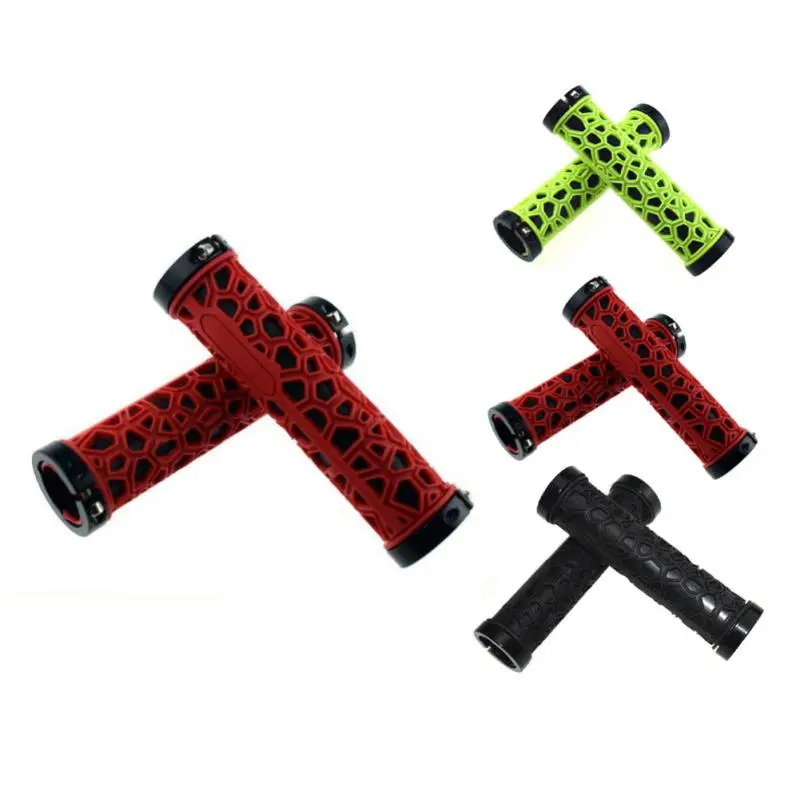 

Rubber Water Cube Color Grip Aluminum Alloy Handle Antiskid Mountain Bike Handle Road Bike Bicycle Handle Bicycle Accessories