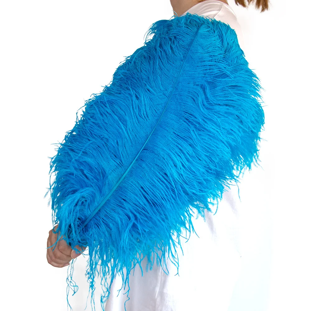 

10PCS 15-35CM Natural White Fluffy Ostrich Feathers for Crafts DIY Dress Carnival Wedding Party Vase Decoration Elegant Plumas