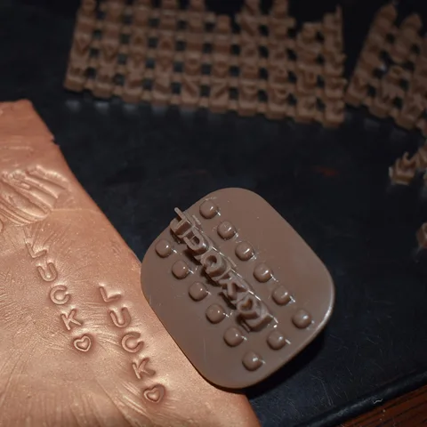 Мини-глиняные штампы с буквами, набор алфавитов для полимерной глины, ремесленная печать, сделай сам, персонализация, имя, логотип, брендовый штамповочный инструмент для печати