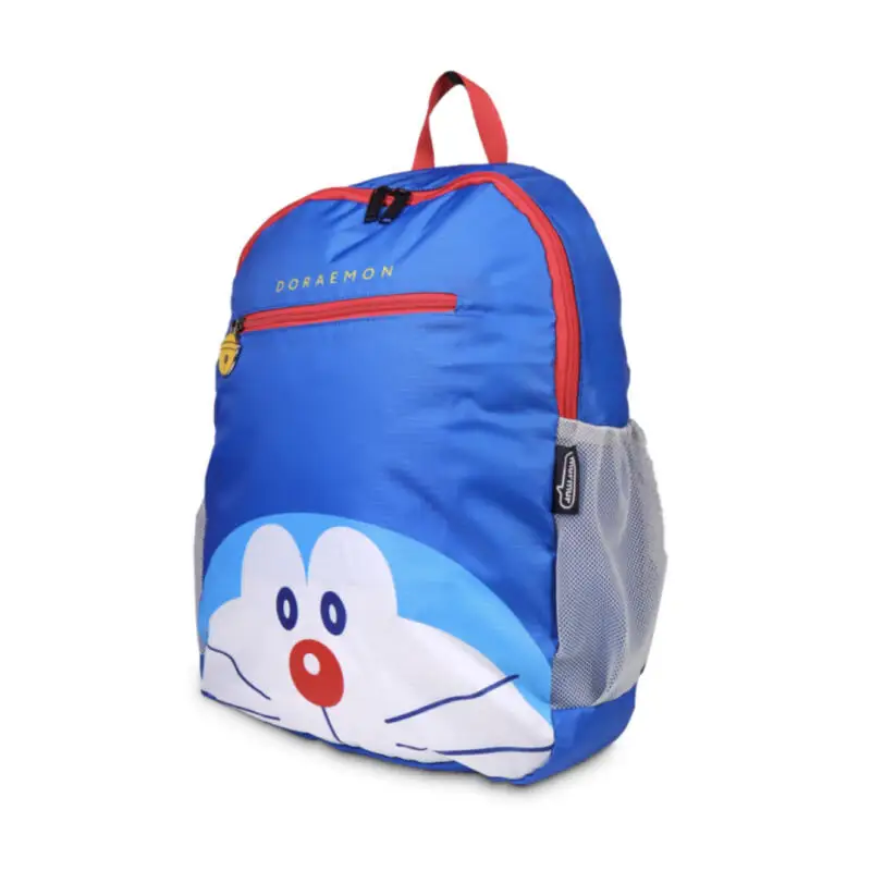 Фото Складной рюкзак Doraemon большой вместимости для активного отдыха и спорта, многофункциональная сумка на молнии с мультяшным принтом, дорожная сумка для мам №4