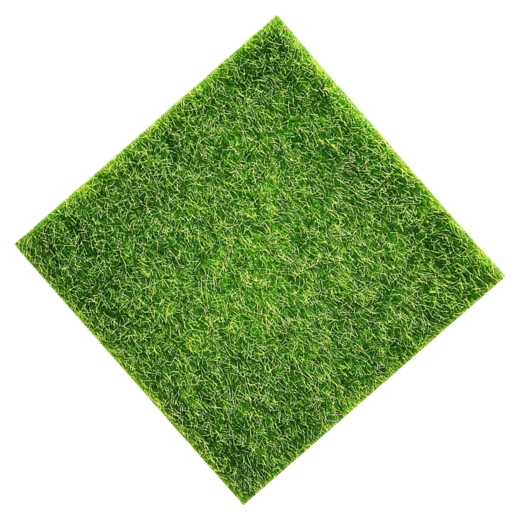 

8 шт. коврик для травы искусственная миниатюра коврик для дерна искусственный мини пейзаж газон DIY Садоводство украшение