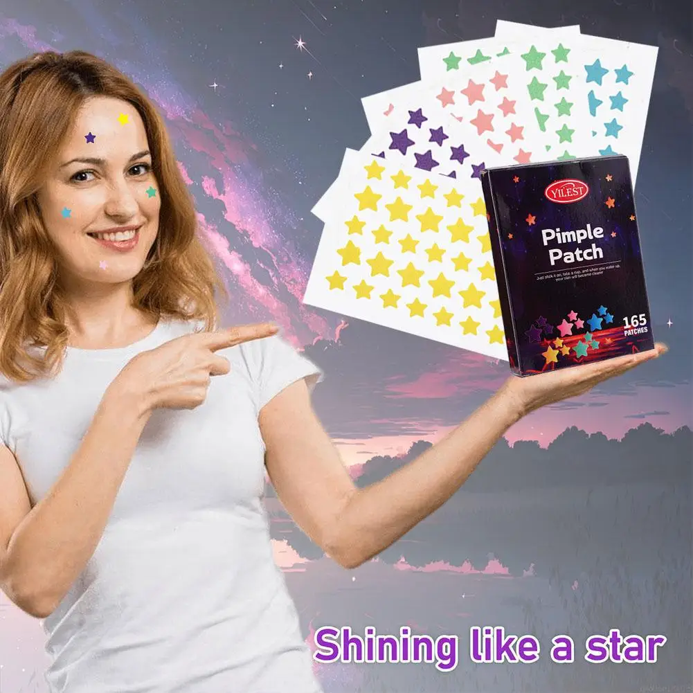 Пластыри от прыщей для лица 33 шт. * 5 гидроколлоидных пластырей покрытия и пятен