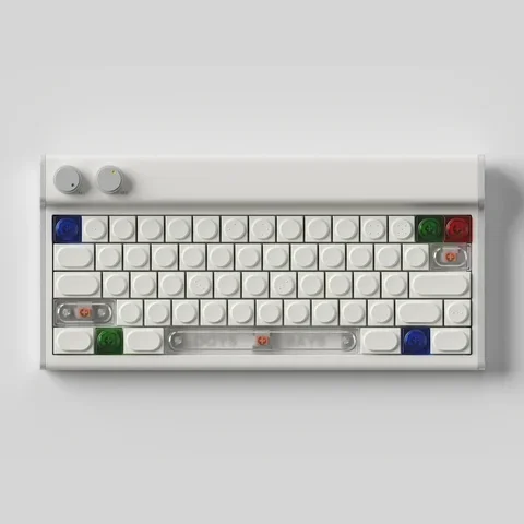 MiFuny PBT прозрачные розовые колпачки для клавиатуры