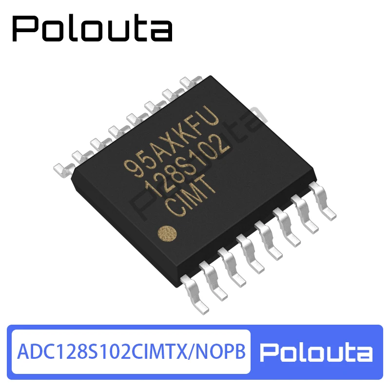 

Микросхема преобразователя ADC128S102CIMTX NOPB TSSOP-1612-bit A D