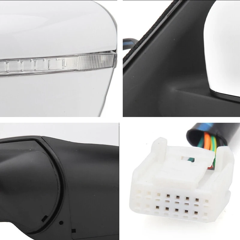 Складной сигнал поворота дверного зеркала 96302-4CL6B для Nissan X-TRAIL T32 2014-2021 9-контактный