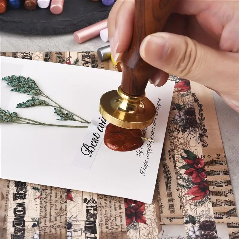 1 шт. Новинка DIY клеевой пистолет печать Восковая Палочка винтажный штамп для букв