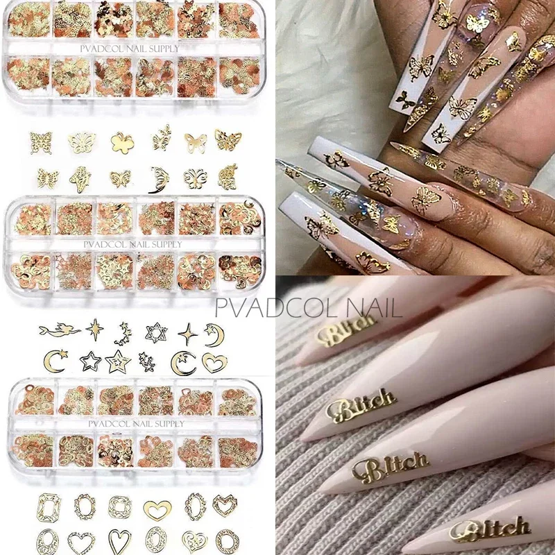 

Металлические блестки, 12 Ячеек