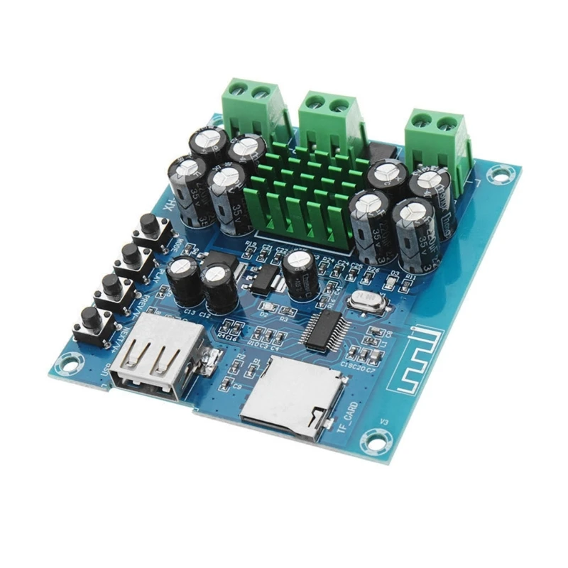 

TPA3116D2 XH-M422 DC12-24V 50W+50W Bluetooth-compatible4.0 Amplifier Board TPA3116-D2 Support U-Disk TF Card Playback