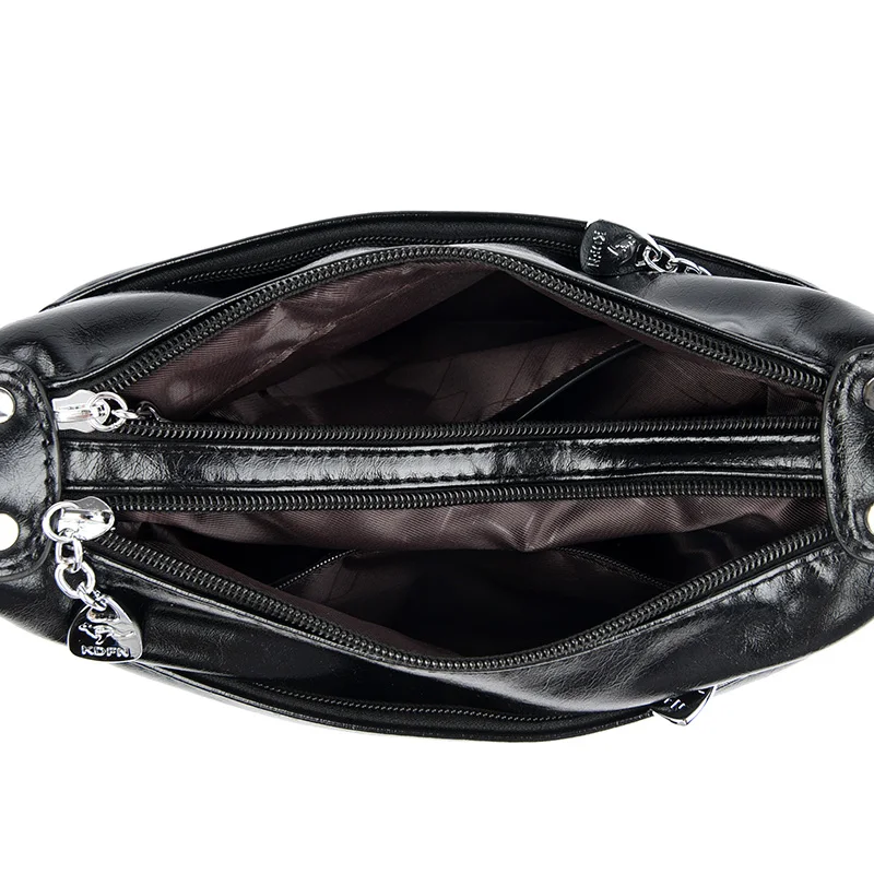 Высококачественные кожаные повседневные сумки винтажные однотонные сумки-тоут