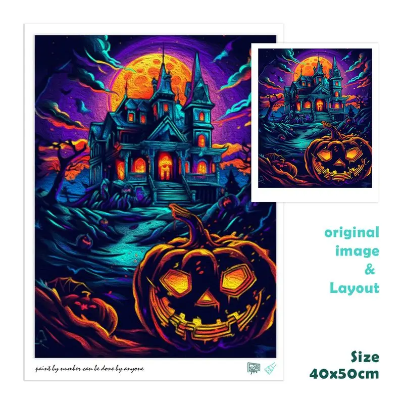 1 шт. набор красок по номерам для взрослых начинающих на холсте наборы рисования