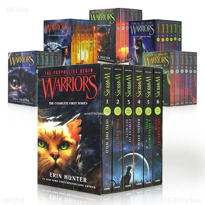 Набор из 6 книг Cat Samurai Part One Two Three Four Complete Английские оригинальные романы