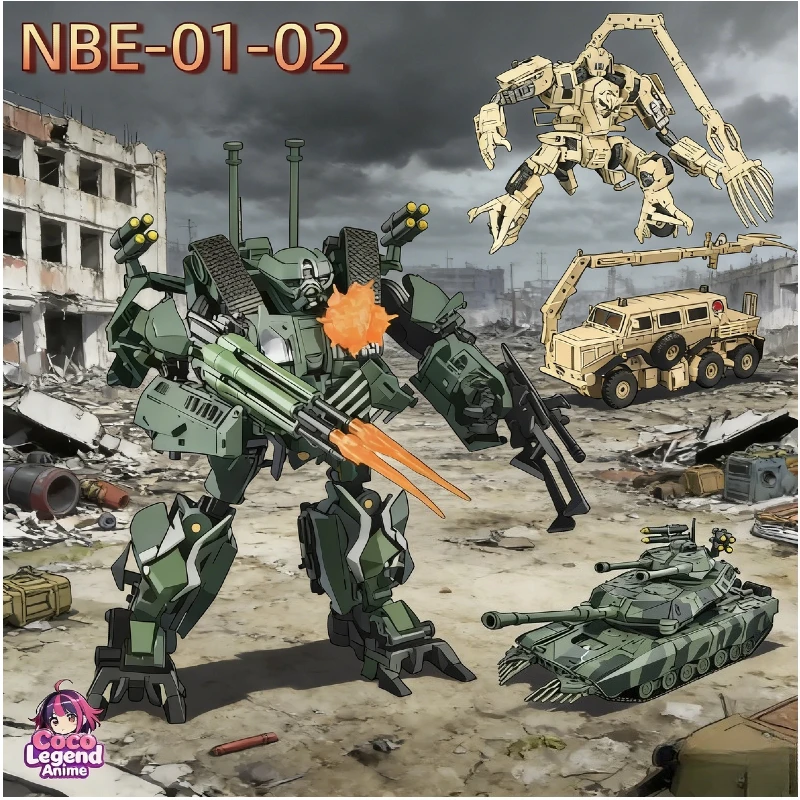 Фото Трансформирующиеся игрушки NBE-02 Brawl MPM-15, увеличенная версия NBE-01 Bonecrusher, трансформирующаяся модель робота, фигурка, подарки, в наличии №1