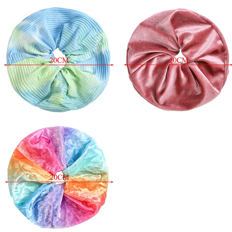 LEVAO на устойчивой платформе Большие бархат резинка для волос хвоста резинки