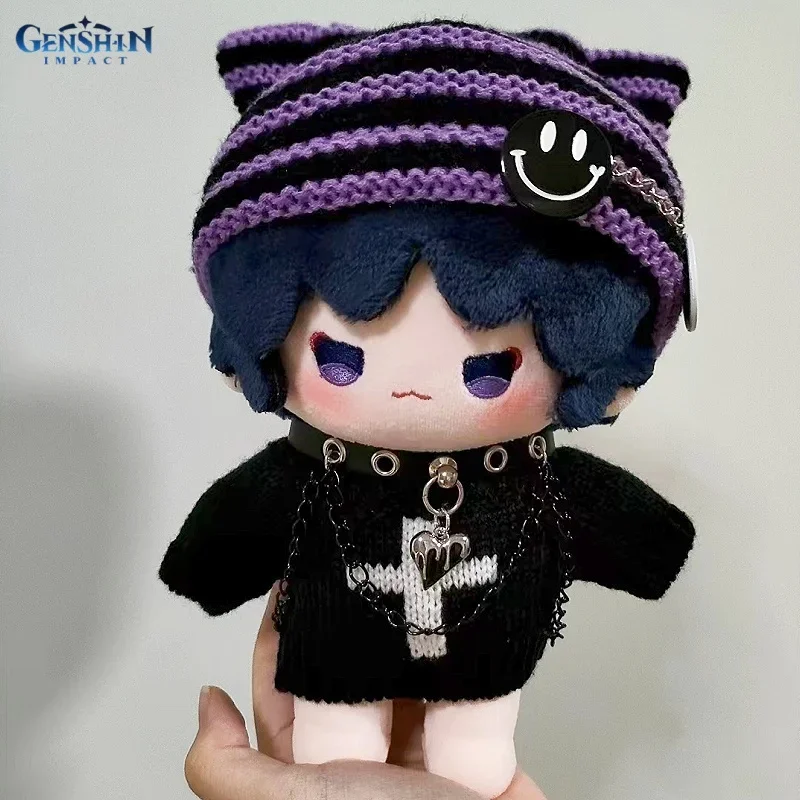 Оригинальная хлопковая кукла Genshin Impact Wanderer 20 см милая и красивая Игровая для