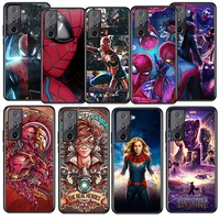 marvel avengers bucky for samsung galaxy s22 s21 s20 ultra plus pro s10 s9 s8 s7 s6 soft silicone black phone case coque fundas
