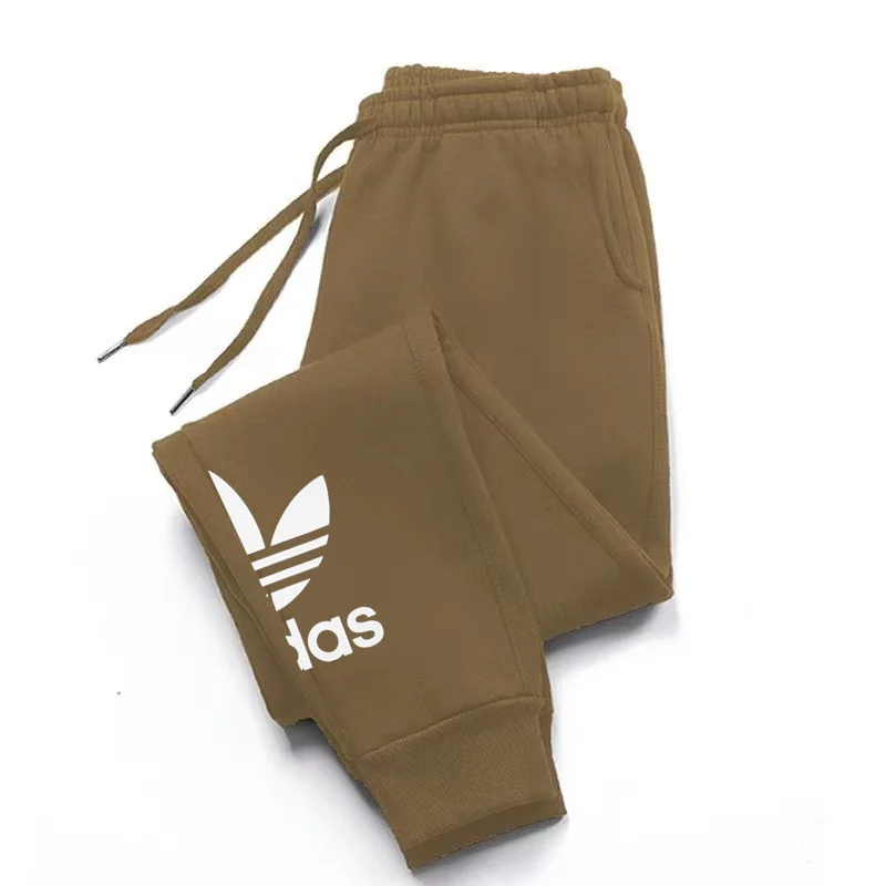 

Pantalones de chándal de marca de entrenamiento para hombre, ropa deportiva de lana, Joggers, pantalones cálidos informales, oto