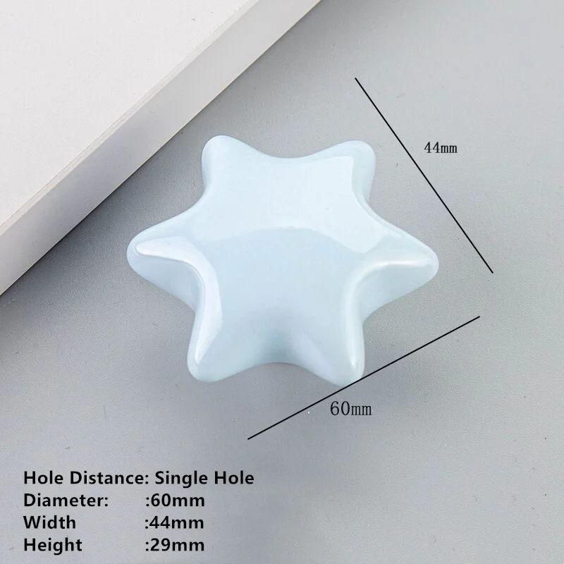 

Керамические ручки для шкафов облако звезда