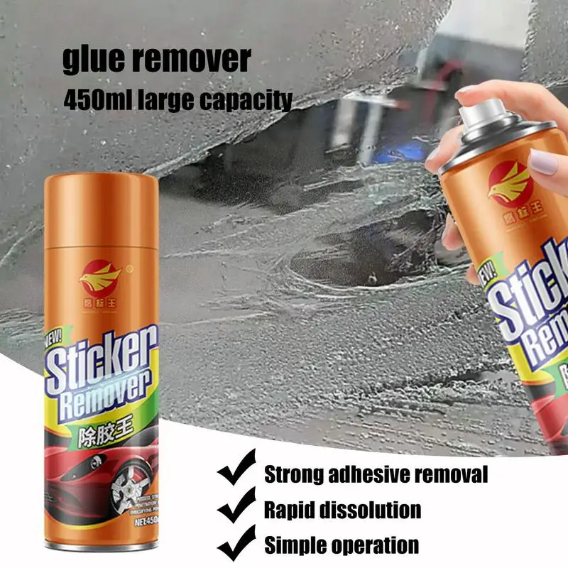 

Car Super Glue Remover Spray Fast Strength Remover Professional Universal Removes Grease Tar Labels Decals Chewing Gum Stickers