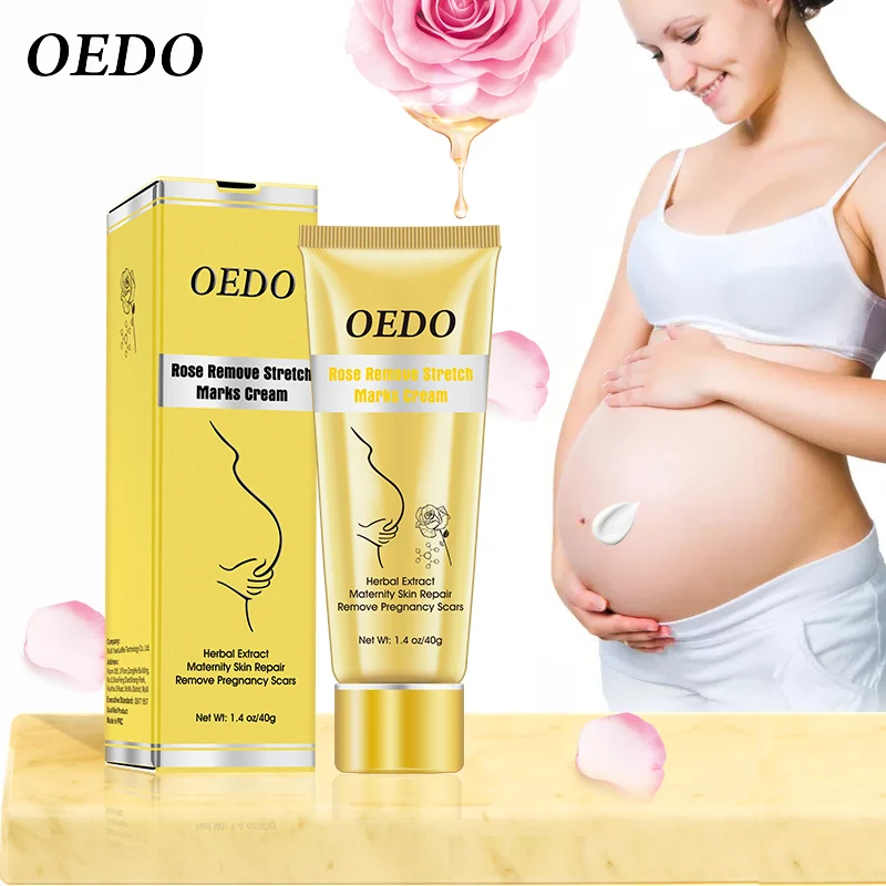

OEDO Rose Stretch Marks Removal Cream effectively removes pregnant women’s stretch marks and restores smooth and delicate skin