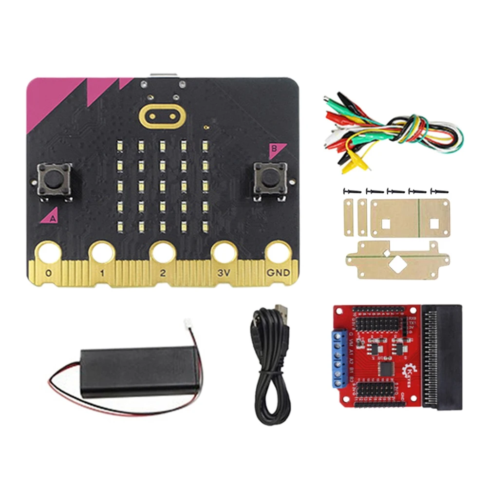 

BBC Micro:Bit V2.2 Go Kit Built-in микрофон для динамика чувствительный к касанию программируемая макетная плата для проекта «сделай сам»