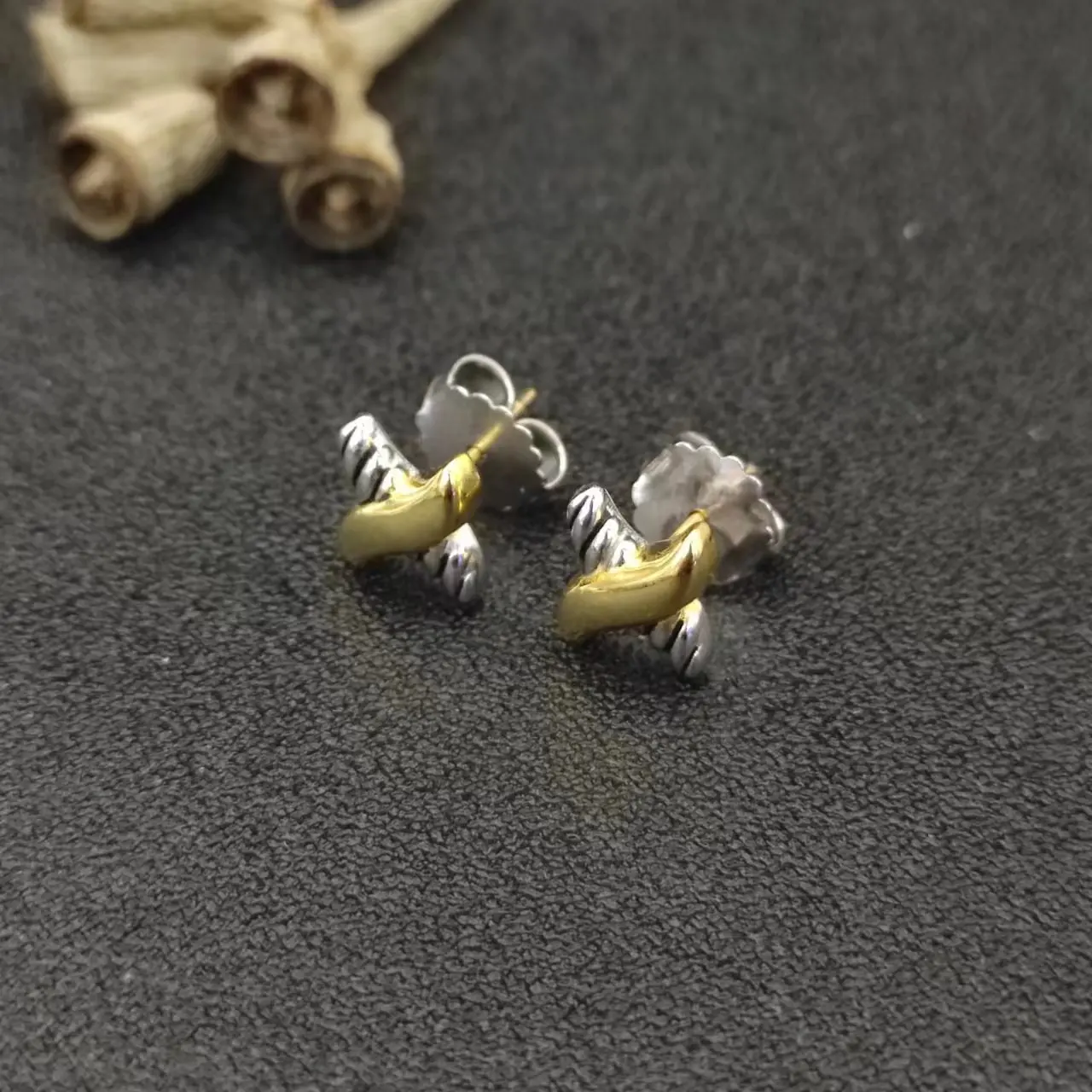 David Yurma X Earrings For Women High Quality Station Cable Cross Collection Vintage Ethnic Loop Hoop Punk Jewelry Band