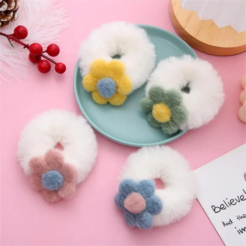 

Милая женская резинка для волос, мягкая кожаная лента для волос, аксессуары для волос, эластичная резинка для волос