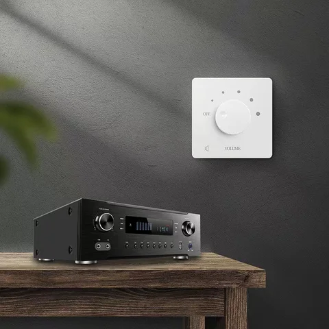 Переключатель регулировки громкости 5, регулирует модный одноканальный настенный фиксированный музыкальный динамик, мощная умная домашняя система