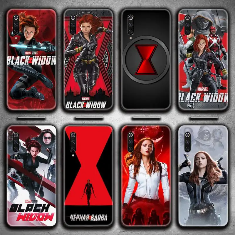 

Black Widow Marvel Heroes Phone Case for Xiaomi Mi Note 10 Lite Mi 9T Pro xiaomi 10 CC9 9SE