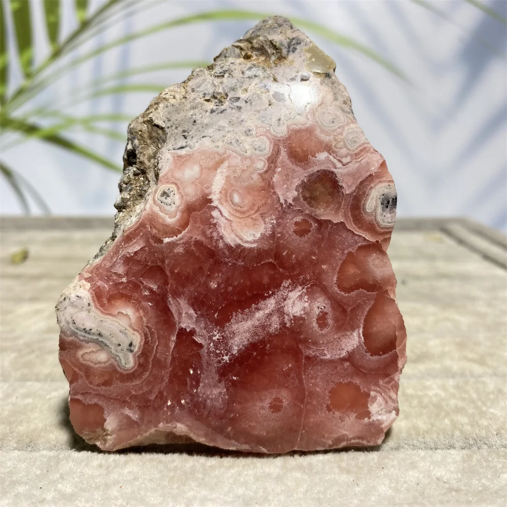 

Rhodochrosite Natural Red Crystal Quartz Freeform Ornament Reiki Treatment Rough Mineral Stone Gem Specimen Decoration For Home