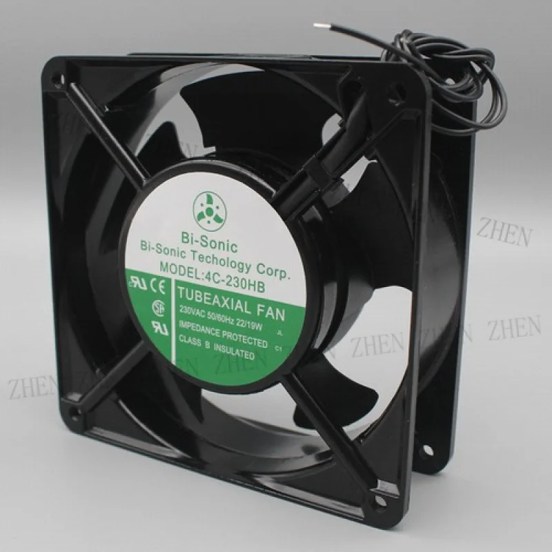 Фото Y 1 шт. новый для Bi-Sonic 4C-230HB AC230V 22/19 Вт 2-проводной охлаждающий вентилятор #   QW. №3