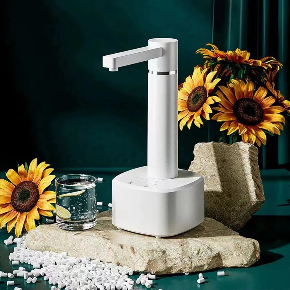 

220V 4W Auto Water Dispenser Desktop 1200mAh Electric Water Pump USB Charging 3-gear Adjustment Smart Quantitative for Home Use