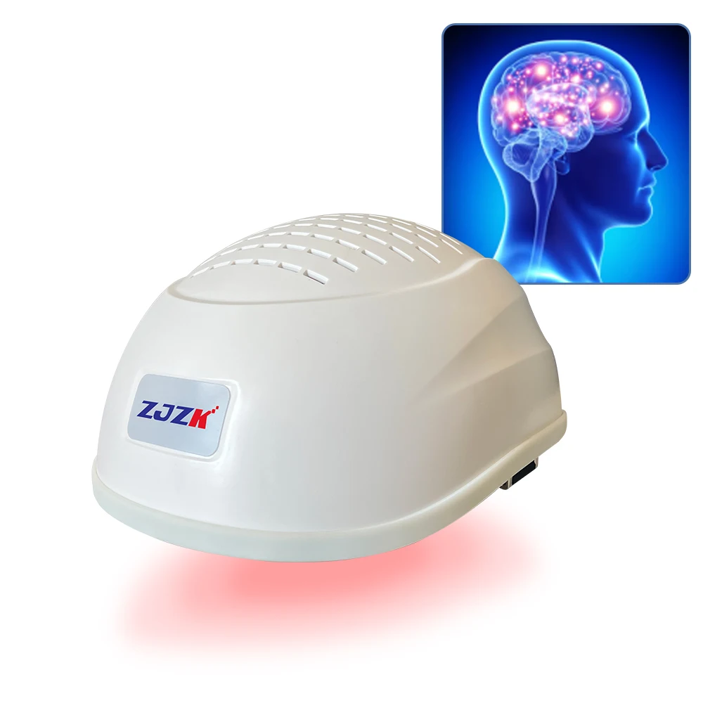 

ZJZK PBM Neuromodulation 810nm Infrared LED Light Brain Wave Helmet Physiotherapy for Parkinson Stroke Autism Migraine Alzheimer