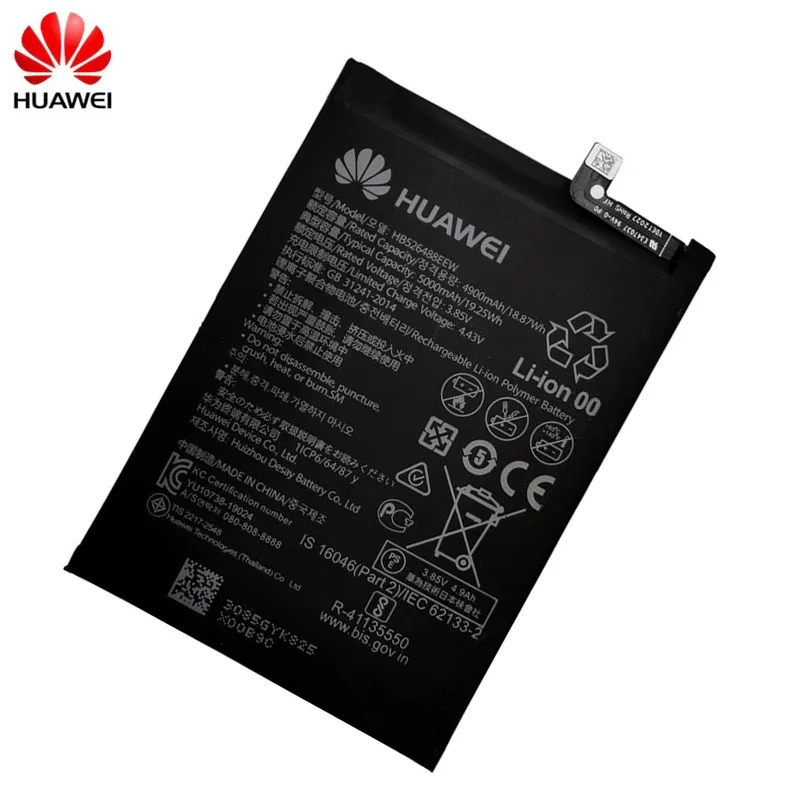 100% оригинал 5000 мАч HB 526488 EEW для Huawei P Smart 2021 PPA-LX2 PPA-L22 PPA-L02B PPA-L22B Honor 10x Lite Аккумулятор