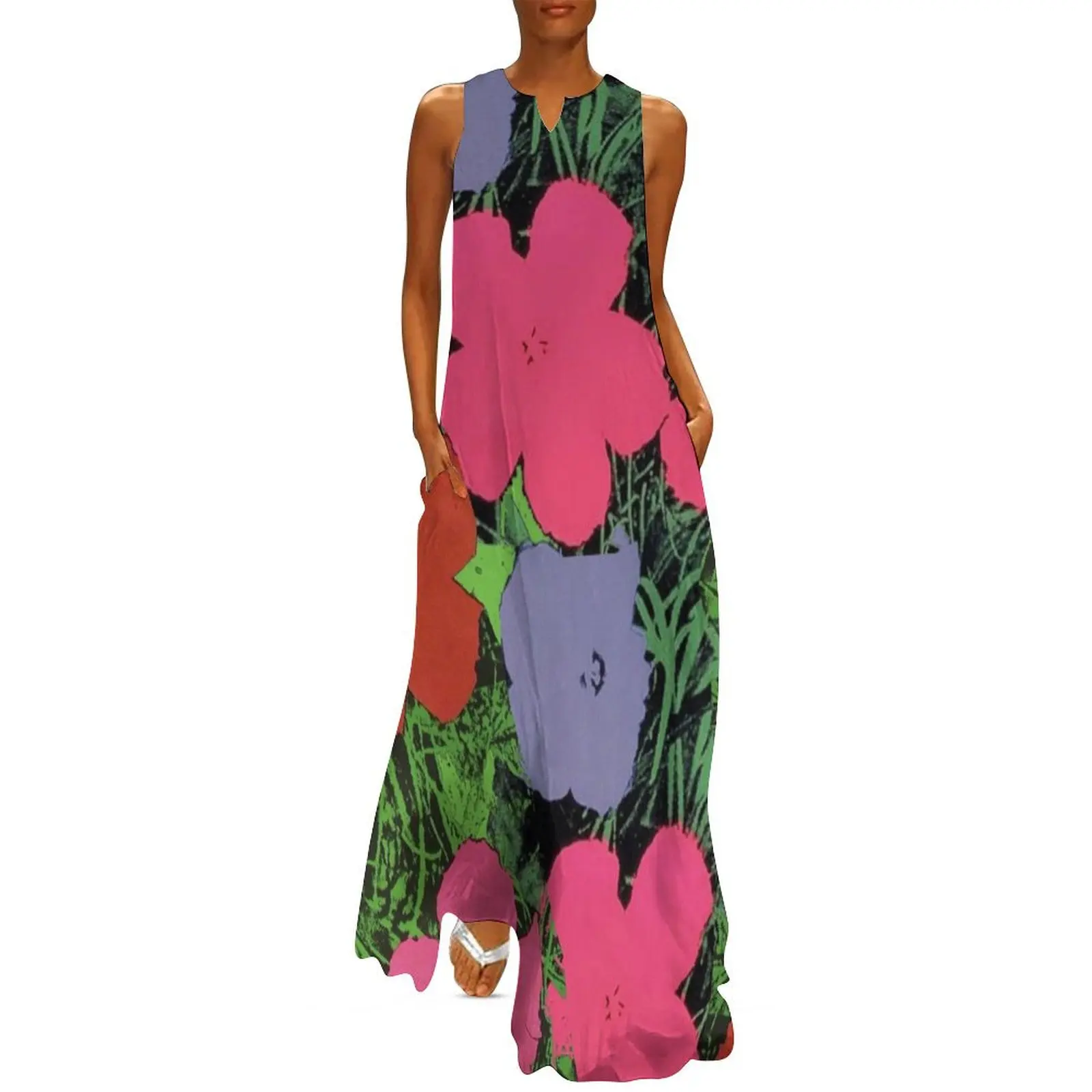 Энди Уорхол Длинное платье платья для выпускного вечера женские вечерние