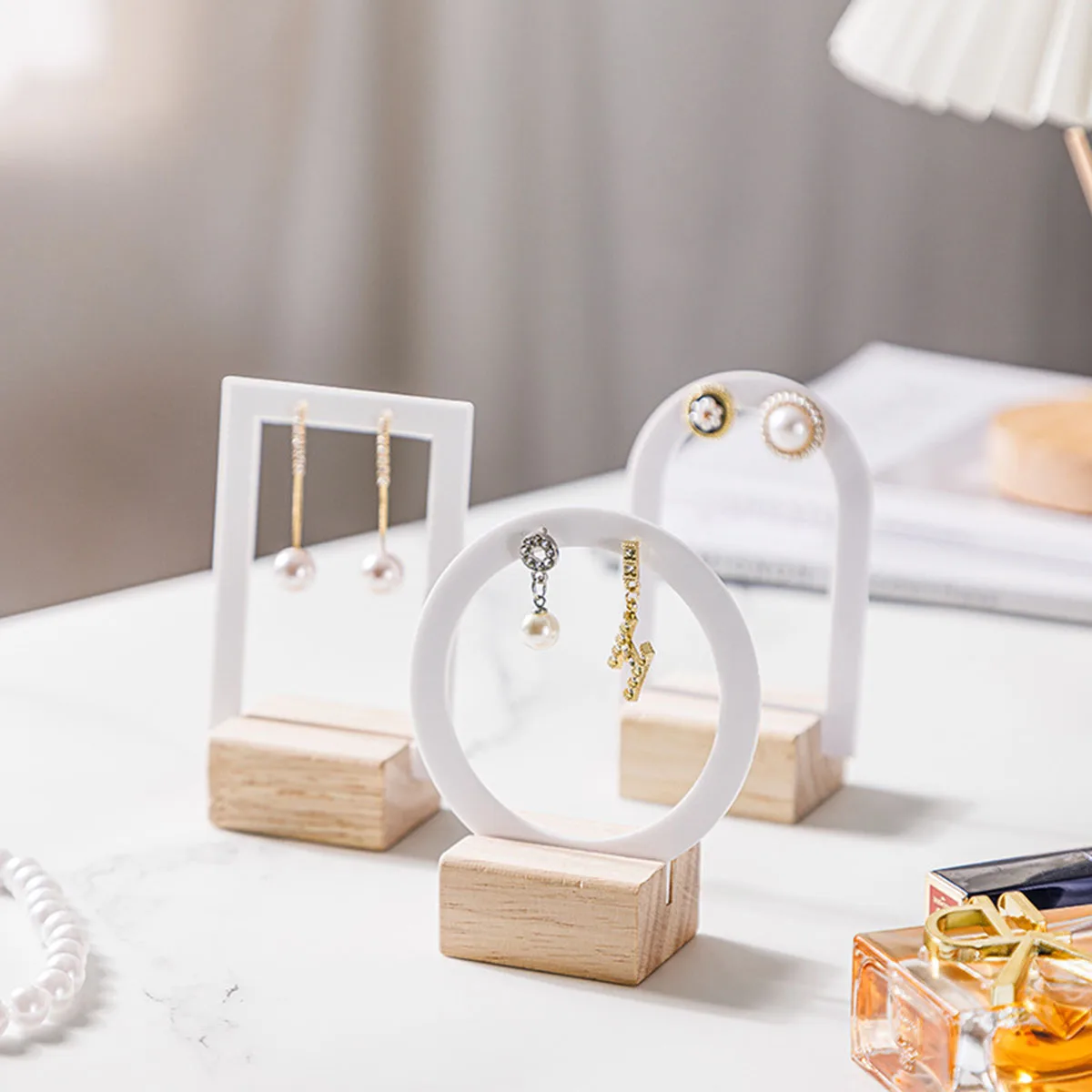 Подставка для сережек Минималистичная витрина держатель и органайзер ювелирных