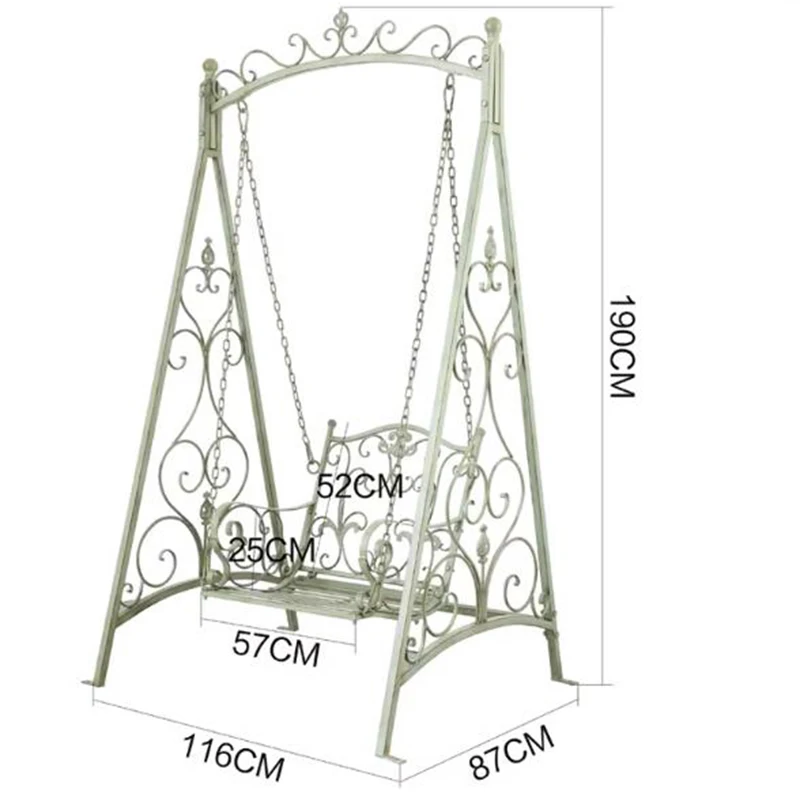 Уличные качели для террасы подвесной гамак с металлическими качалками уличная