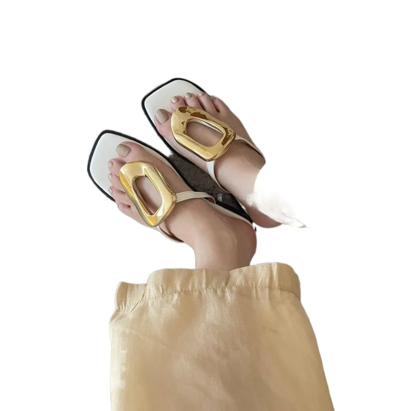 Средние резиновые шлепанцы гавайская копыта каблук искусственная ткань средние