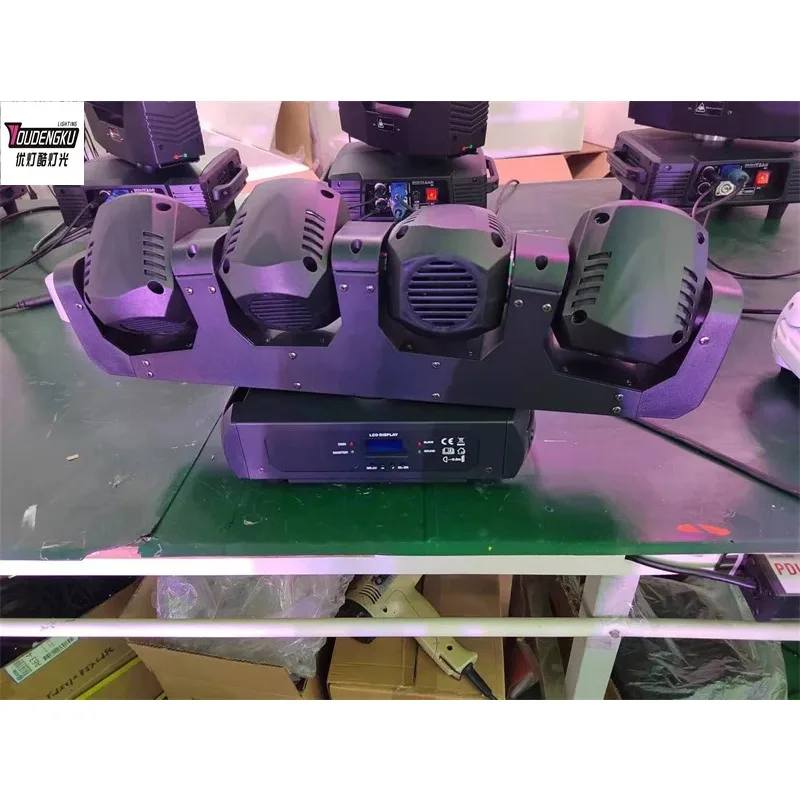 Фото 2 штуки 4 x 32 Вт RGBW 4 в 1 Pixel Bl LED-бар с подвижной головкой для сценических мероприятий, диджейских концертов и шоу. №2