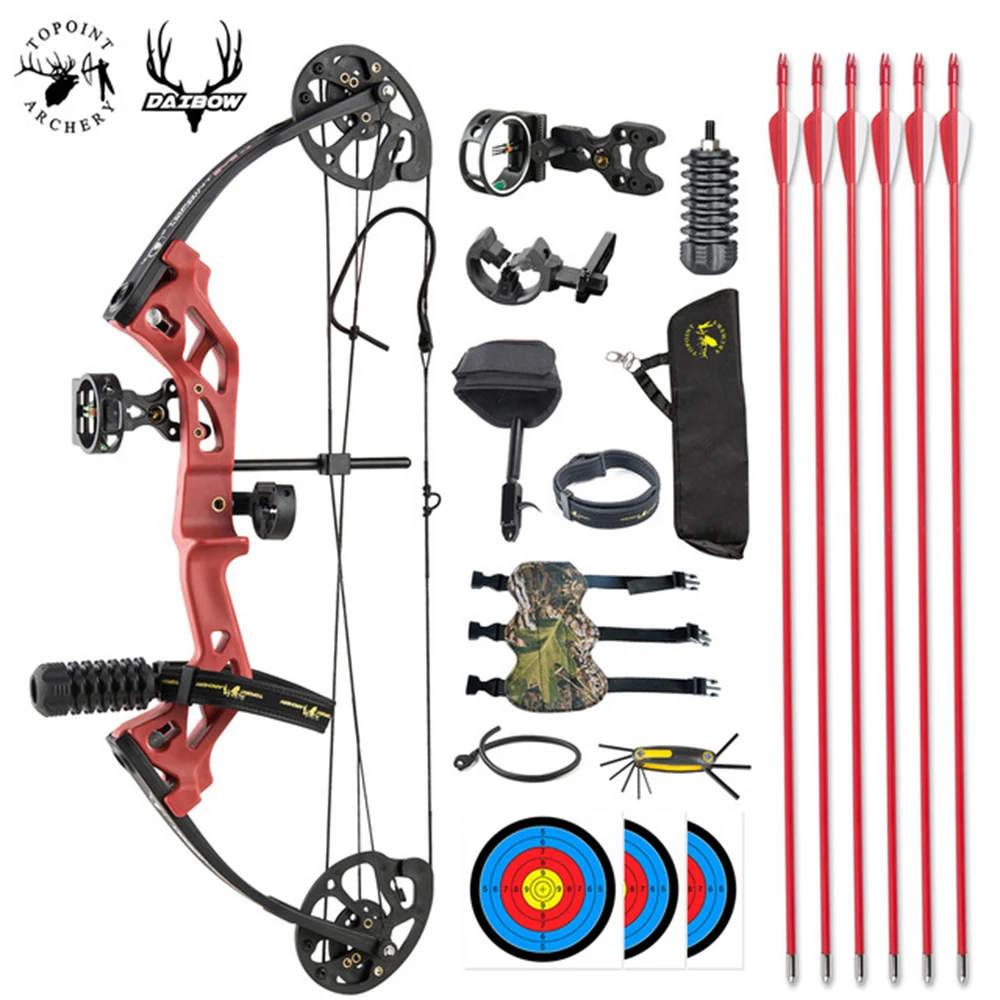 Topoint M3 Archery Compound Bow Package Set for Beginners Ju