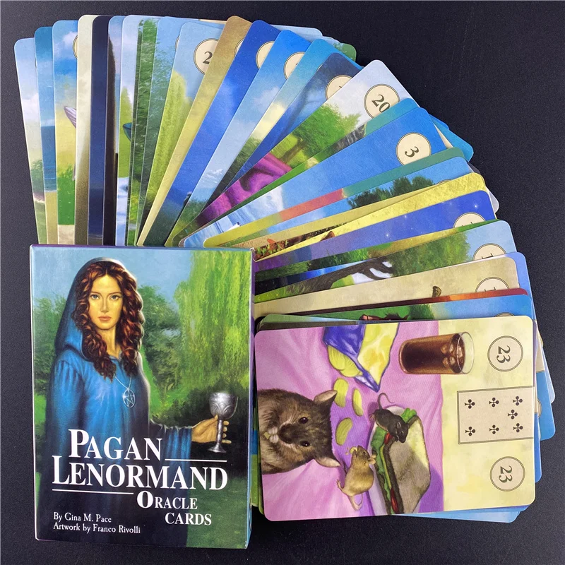 Новые языческие карты Lenormand Классические настольные игры на английском языке